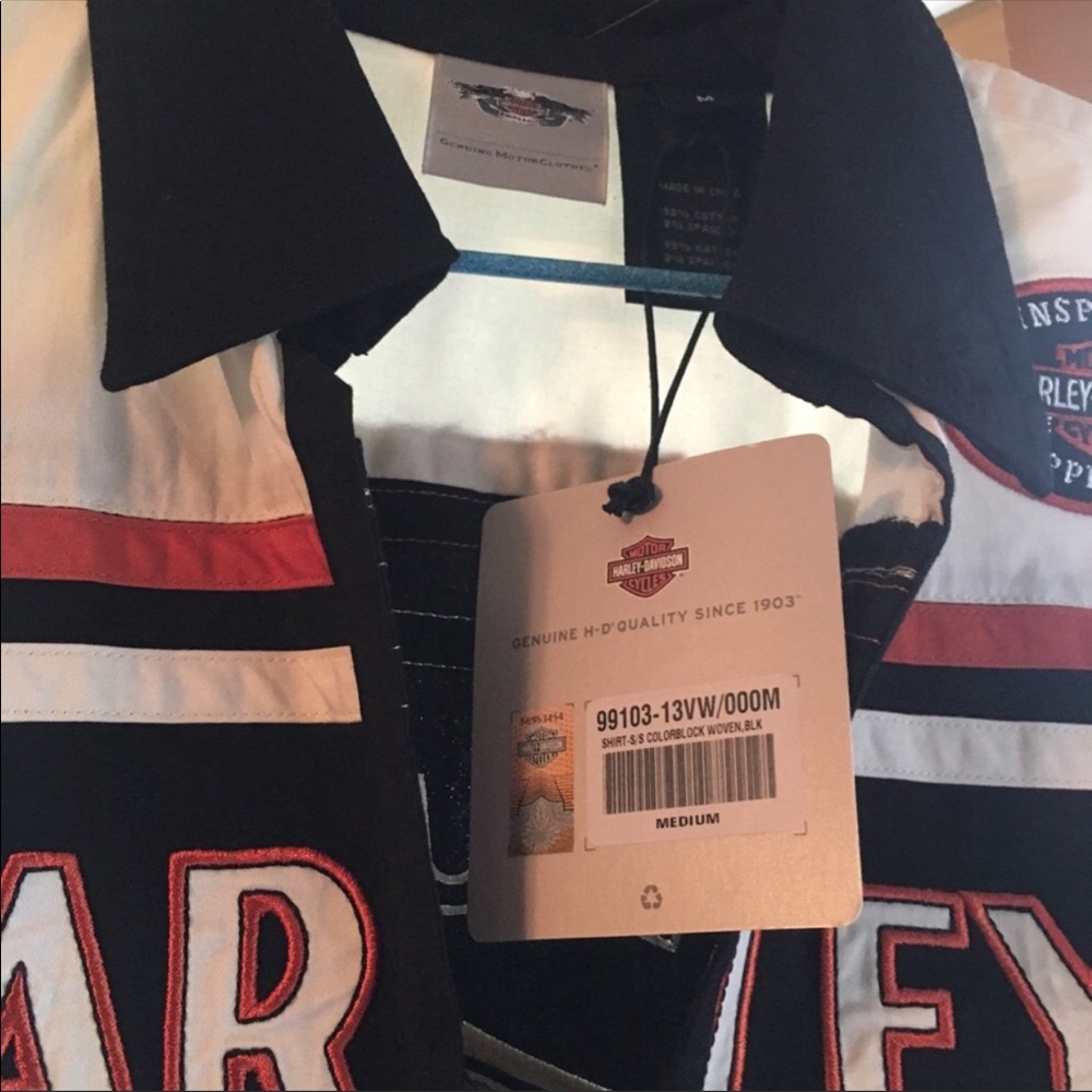 Harley Davison shirt!